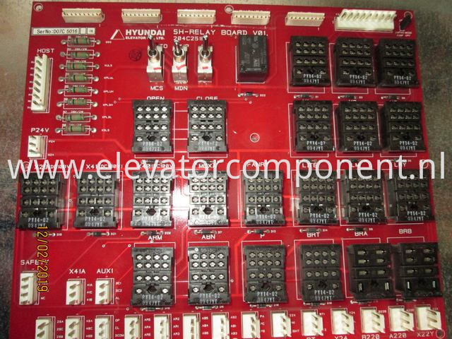 SH-RELAY BOARD V01 / 204C2518 For Hyundai Marine Elevators